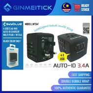 SKYBLUE TRAVEL CHARGER WT-34F (4-USB)