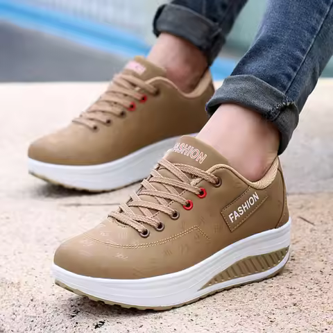 Women's Fashionable Sports Shoes, Thick Soled Shoes, Lightweight Casual Shoes, Women's Fashionable W