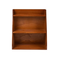 [特價]樂嫚妮 復古實木斜面三層收納層櫃/可掛牆設計三層