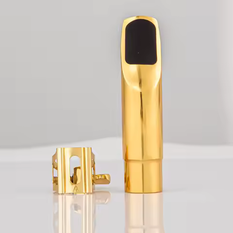Brand New V16 High Quality Professional Alto Saxophone Metal Mouthpiece Gold Plated Pieces Accessori