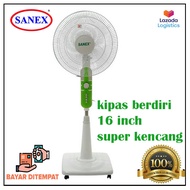 Kipas Angin berdiri Sanex 16 inch Stand Fan SNI Berkualitas/kipas angin murah cuci gudang