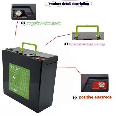 LIFePO4 battery 32140 12V30AH can be connected in series with 24V35V48V60V72V for use in solar energ