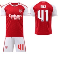 2026 Edition No. 7 Saka No. 8 Ødegaard Jersey No. 41 Rice Arsenal Home Champions League Version York