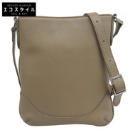 Pelle Morbida Maiden Voyage 皮革單肩包，女士，灰褐色 MB073，成色極佳 [二手]