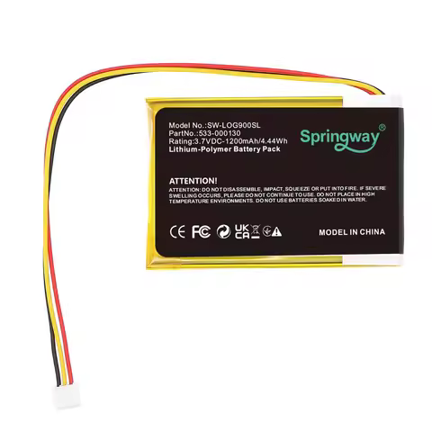 3.7V 1200mAh Replacement Battery For Logitech G403 G703 G900 G903 Wireless Mouse Feet Skates
