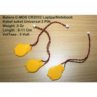 CMOS Cable Battery BIOS CR2032 Laptop Netbook Socket 3v Cable/2Pin