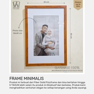 Minimalist Wooden Motif Frame 40x60 cm