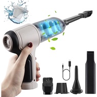 Máy hút bụi cầm tay mini 3in1 ( HÚT BƠM THỔI ) 120w lực hút 9000PA sạc pin tiện dụng