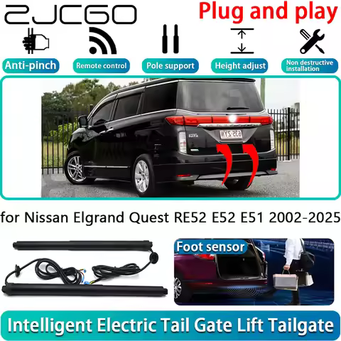 for Nissan Elgrand Quest RE52 E52 E51 2002-2025 Electric Powered Tailgate Power Liftgate Automatic T