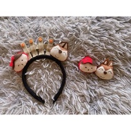 Hair Clip Set + Band Little Red Riding Hood (Thai Handmade Event)