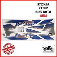 [GOOD QUALITY !!!] STICKER YAMAHA Y125 Y125Z 125Z BIRU BATA OEM / STRIPE COVERSET BIRU BUTTER Y125Z 