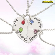 RETROVIA 4 Bff Nice Gift Creative Friend Necklace