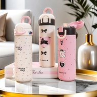 TUMBLER T-BOX WITH HANDLE PORTABLE VACUUM INSULATED BOTTLE HOT & COOL 500 ML STAINLESS STEEL 316 tum