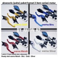 HANDLE REM BRAKE VARIASI/KACA SPION TOMOK CNC AKSESORIS MOTOR SATRIA FU 150 NEW/SATRIA FU OLD/SATRIA