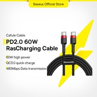 Baseus USB Type C to USB C Cable Support PD 60W QC3.0 3A Quick Charge Cable