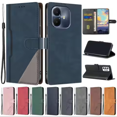For TCL K70 Power Case Leather Flip Case on For Funda TCL K 70 Power K70 SE TCLK70 K70SE K70Power Ph
