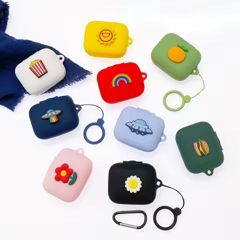 For OnePlus Buds Pro 2 Case Cartoon Cute Fruit Silicone Bluetooth Earphones Cover for OnePlus Buds P