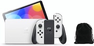Nintendo Switch - OLED Model: White, Switch Controller and Dock, Japanese Version, Compatible with US Region, Includes Storage Pouch