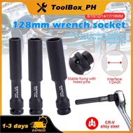 3PCS Drive Deep Impact Socket Set Hex Head Adapter Wrench Extension 1PC 8/10/12/14/17/19MM