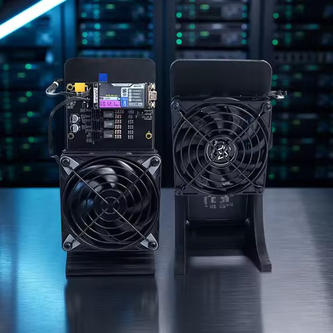NerdMinerQaxe++6TH/s Solo Bitcoin Miner Lottery Ticket BTC Crypto Miner Rig Bitaxe Open Source ASIC 