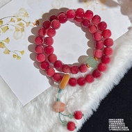 Xiaguang Rose Bodhi Bracelet Men Women Double Circle Finger Disc Play Bracelet Beads