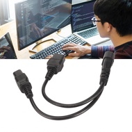 apill IEC320 C14 to Dual C19 Power Cord  1 in 2 Out Material Suitable for Laptop Adapters LCD Monito