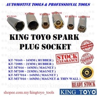 Spark Plug Socket ~ 2025 Clearance Sale ~ Original KING TOYO Spark Plug Socket - 14mm, 16mm & 21mm