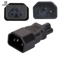 [SONONIA] 1pc Plug Convertor C5 To C14 IEC320 Female  Plug Adapter