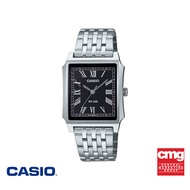 CASIO นาฬิกาข้อมือ CASIO รุ่น MTP-B190D-1BVDF สายสแตนเลสสตีล สีดำ