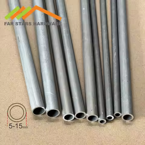 7075 Aviation aluminum tube ODxID 5x3 6x4 7x5 8x4 9x7 10x6 12x8 13x10 14x11 15x13mm Small caliber Al