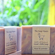 Rose &amp; Lavender Goat Milk Soap (Anti -Aging, Calming)