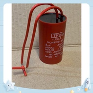 [Real photo] TPA capacitor 8uf -450v - pump capacitor 8uf, load voltage up to 450v, red capacitor