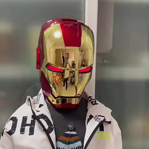 Steel Spider Man Helmet Collector'S Edition 1:1 Wearable Iron Man Helmet Mk5 Mk50 Mk17 Helmet Collec