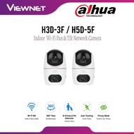 DAHUA H3D-3F / H5D-5F Dual Lens PTZ Indoor WiFi IP Camera 2K 3MP+3MP / 3K 5MP+5MP AI Human Detection