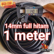 Karet Speargun 14mm Full Hitam Spearfishing Panah Ikan Laut 14 mm