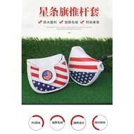 XH Golf Push Rod Case Star Stripes Ball Rod Cover Square Semicircle Push Rod Protective Cover Waterp