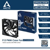 ARCTIC F12 PWM Case Fan with PWM Control - Black  (120mm) ACFAN00203A