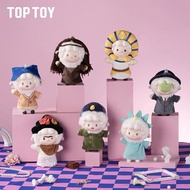 TOPTOY A Gyun Art Journey Vinyl Plush Blind Box Cute Art Style Desktop Ornament Collectible Toy Figu