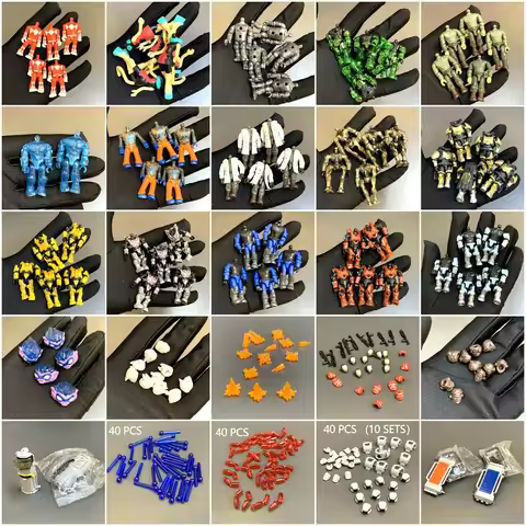 Mega Bloks Construx UNSC Spartan Elite Assult Infantry Solider Pilot Body Part Head Shoulder Pads We