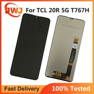 6.52 ต้นฉบับสำหรับ TCL 20 R 20R 5G T767H สัมผัสหน้าจอ LCD จอสำรองประกอบ Digitizer สำหรับ TCL20 R TCL