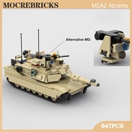 Chiến tranh Iraq Thế chiến II Quân đội Mỹ M1A2 Abrams Xe tăng chiến đấu chính MOC Khối xây dựng Hành