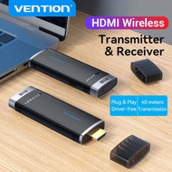 Vention Wireless HDMI Transmitter and Receiver Kit 40M 5GHz 1080p 60Hz Output for Nintendo Switch HD