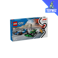 Lego City 60474 F1 Grid With Vcarb & Sauber Race Cars