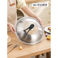 K-88/Leifeiya Thickened Pure304Stainless Steel Pot Cover Household Single Wok Universal Universal Iron Pot for Cooking 6