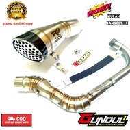 knalpot racing r9 h2 tawon ngebas bulat motor matic aerox nmax pcx dll leheran menyesuaikan pesanan