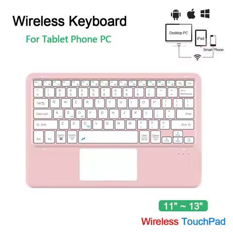 Wireless BT Keyboard Rechargeable for Lenovo Tab P12 Pro 12.6 Xiaoxin Pad Pro 12.7 11.5 Inch Tab P11