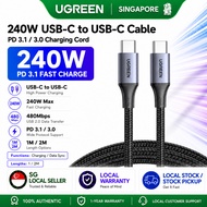 UGREEN 240W Type C USB C Fast Charging Cord PD3.1 48V5A Data Charging Cable