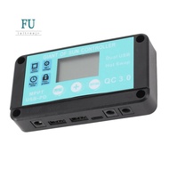 MPPT Solar Charge Controller Multiple Protection Solar Solar QC3.0 Controller with LCD Screen