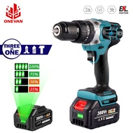 480N.m 13MM Brushless Electric Drill Cordless Electric Screwdriver 20+3 Torque Home DIY Power Tool For Makita 18V Battery