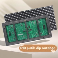 led running text module p10 putih dip outdoor